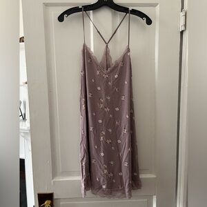NWT Victoria’s Secret Heavenly nightgown, purple floral print